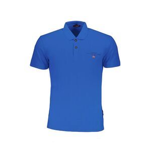Napapijri Blue Cotton Polo Men's Shirt